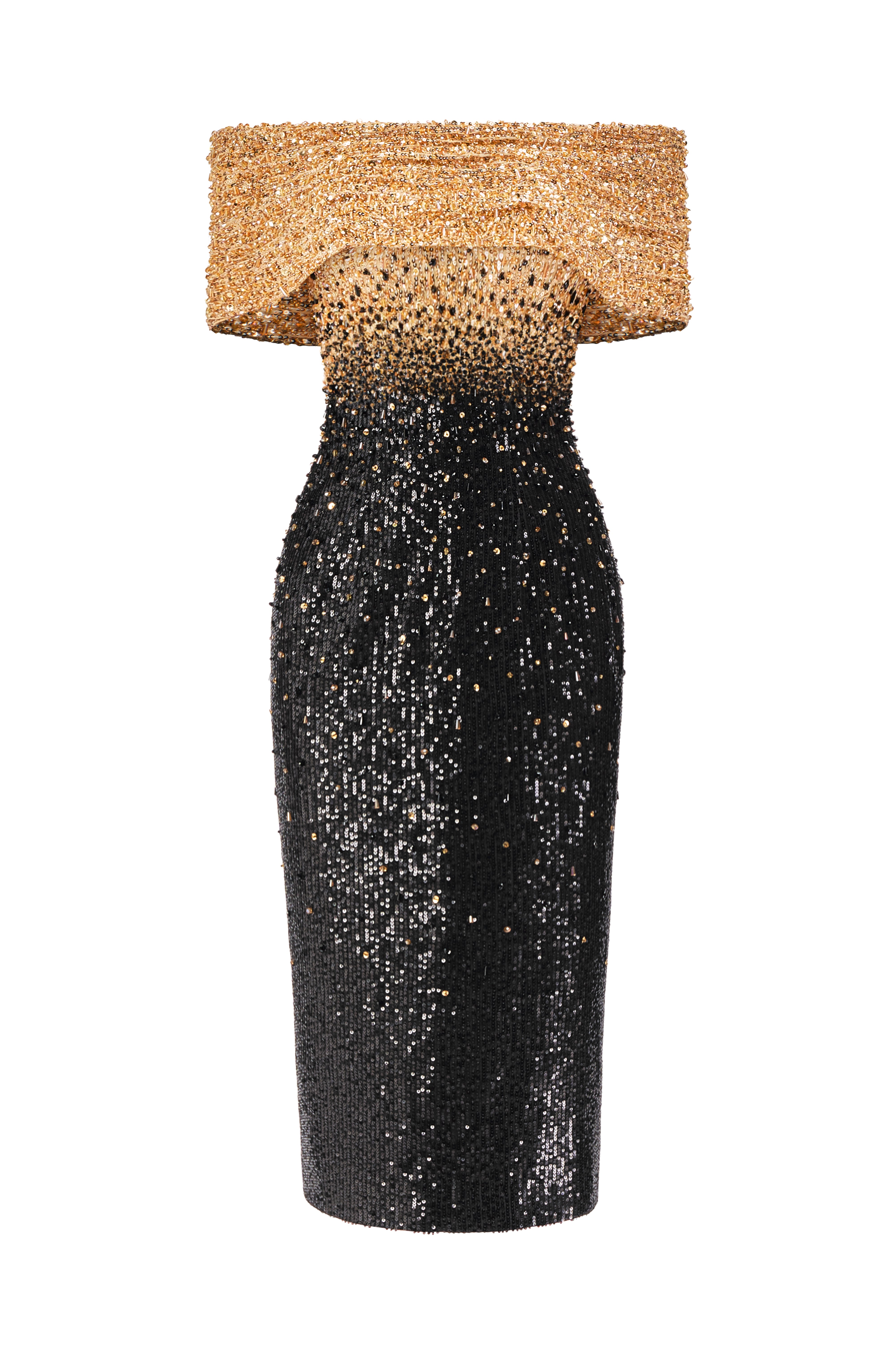 Roselily Pencil Off-Shoulder Midi Dress