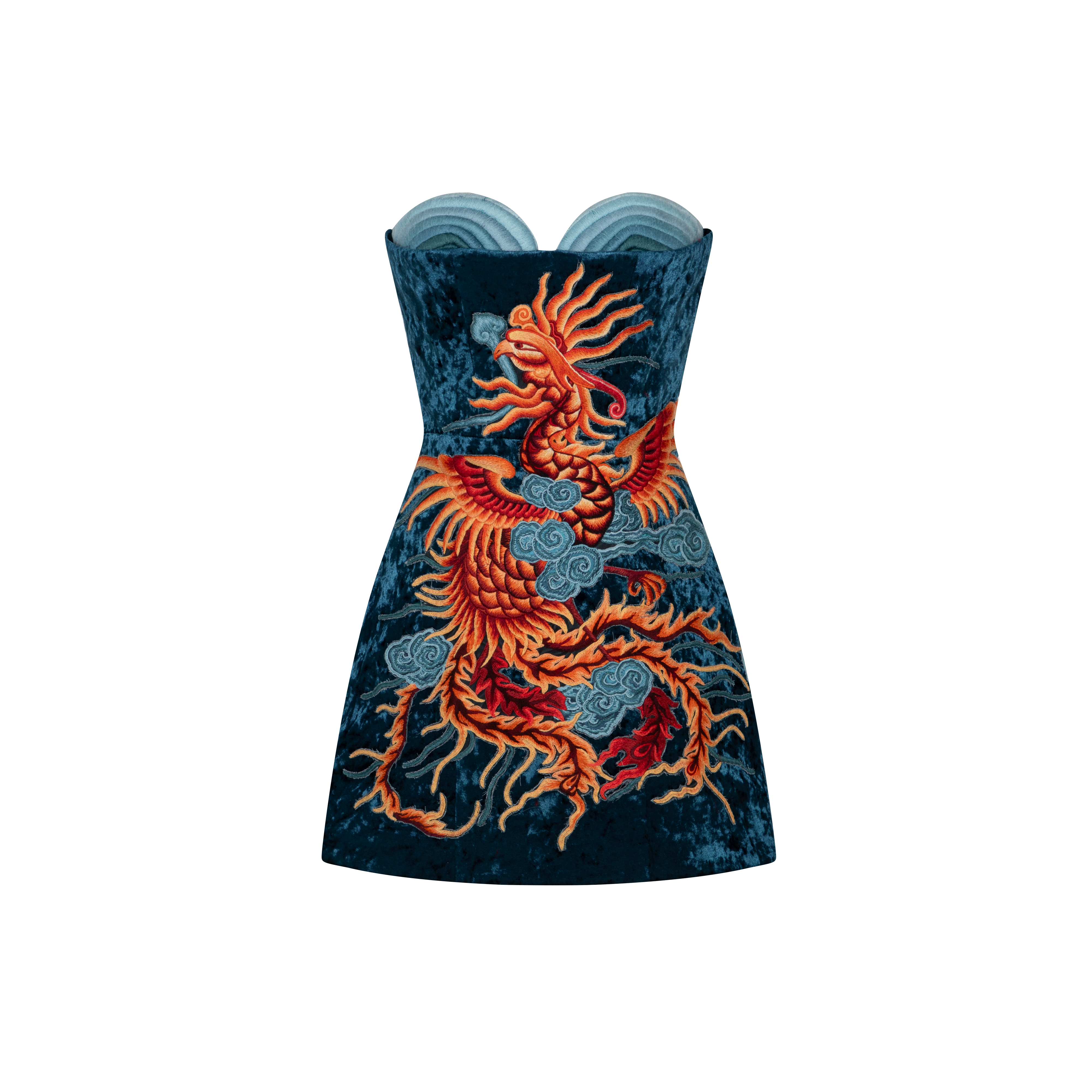 Azure Phoenix Dress