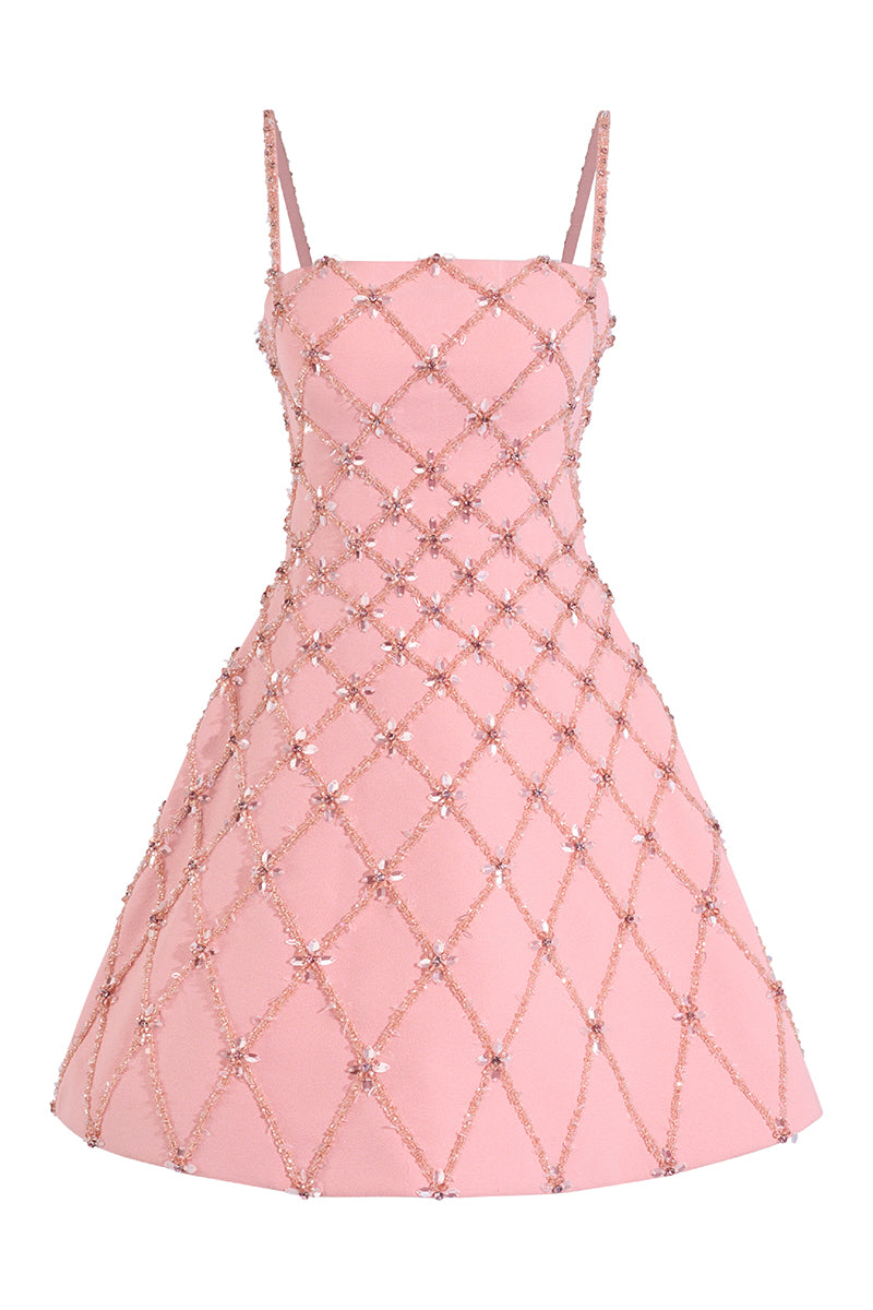 Rose Quartz Net Dress