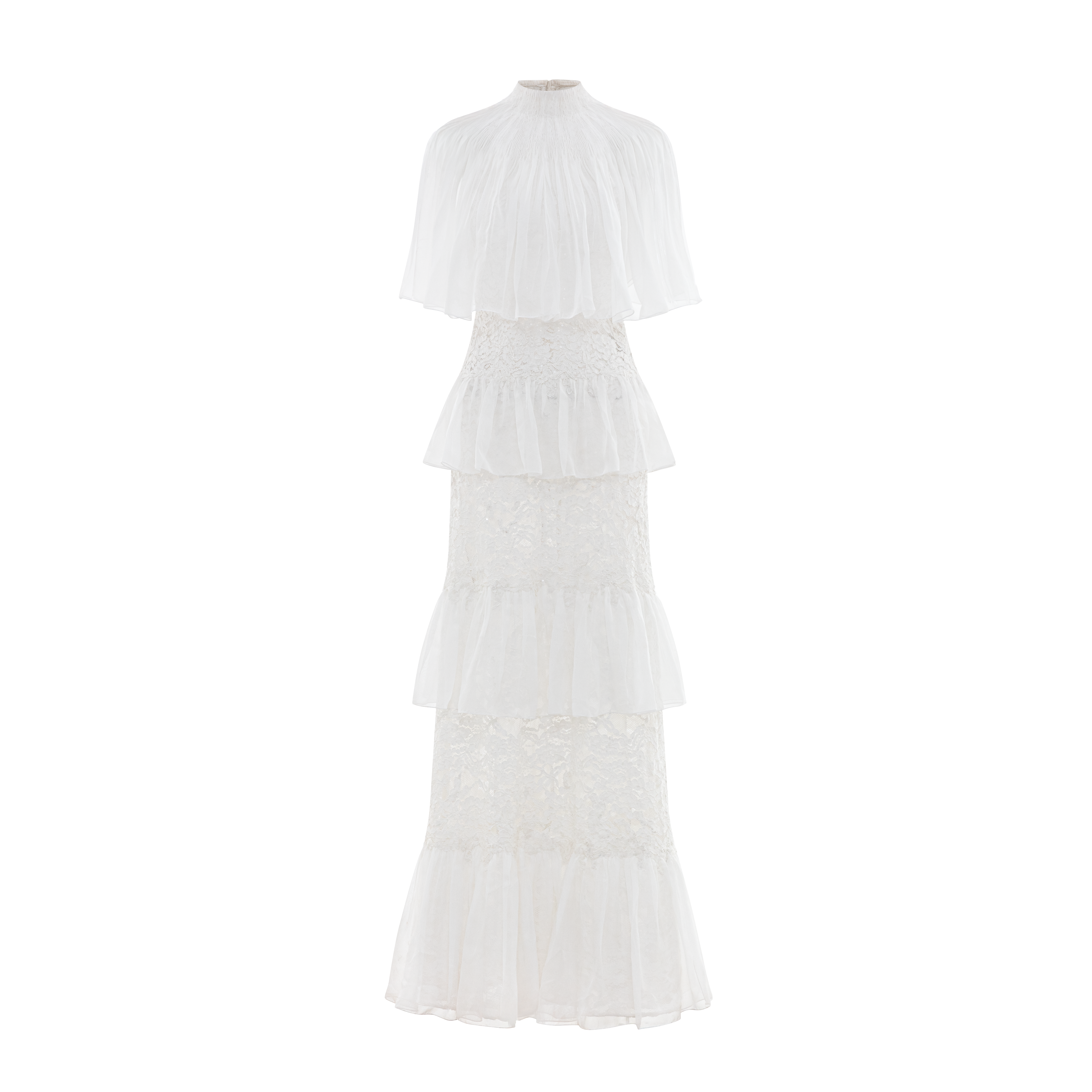 Scarletta High Neck Lace Gown