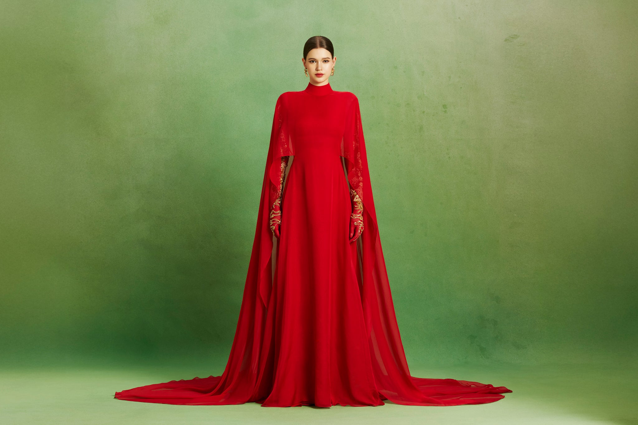 Scarlet Majesty Gown (without gloves)